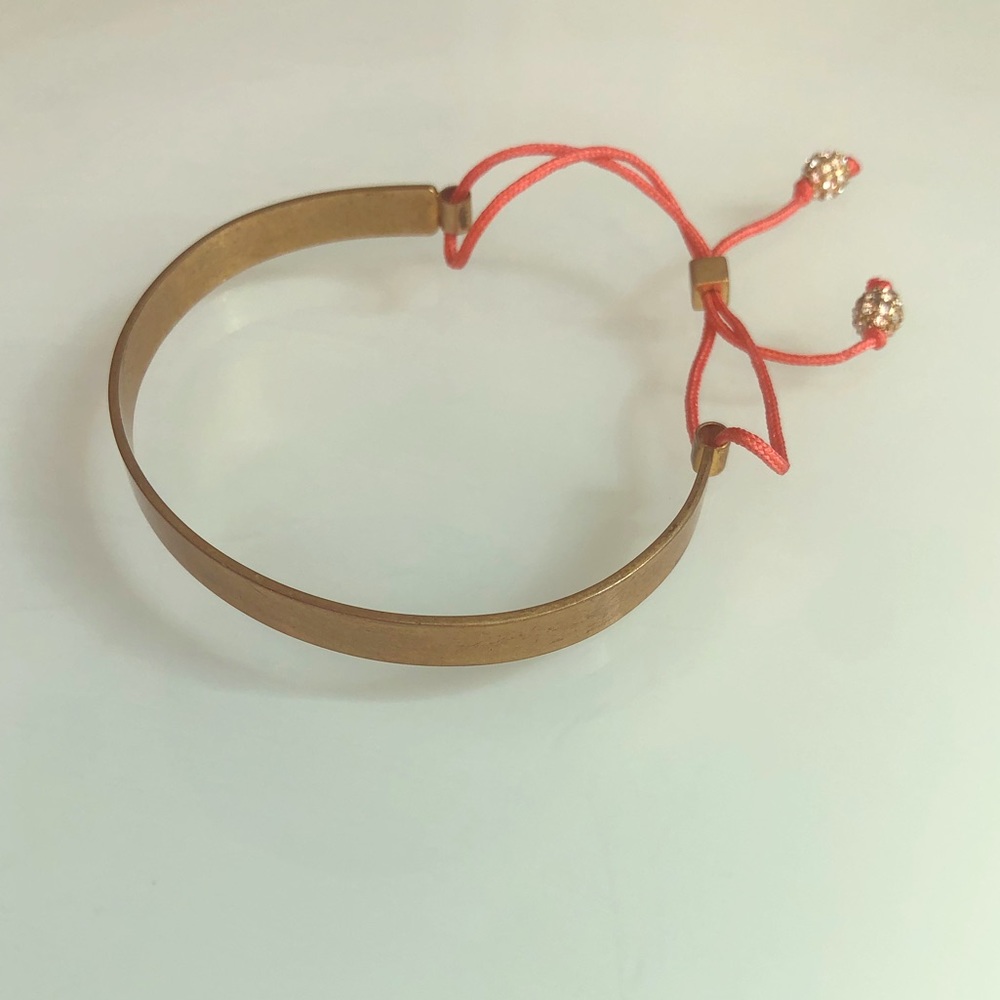 J.Crew Bronze w/Faux Diamonds Bracelet